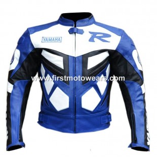 Yamaha Leather Motorcycle Racing Jacket 